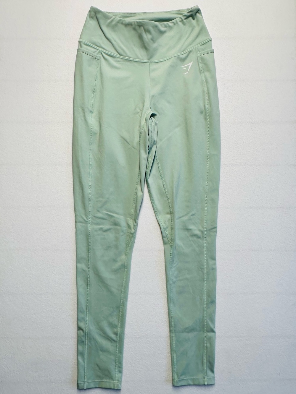 Gymshark Women’s Small Mint Green High Rise Workout Leggings Full Length